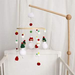 Cloches <span class=keywords><strong>de</strong></span> lit <span class=keywords><strong>de</strong></span> <span class=keywords><strong>noël</strong></span> jouet nouveau-né bébé poussette apaisante lit suspendu père <span class=keywords><strong>noël</strong></span> hochets cloches <span class=keywords><strong>de</strong></span> lit en bois - Product Image 5