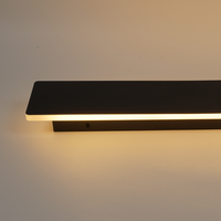 Lampe murale solaire LED de jardin extérieure de luxe, longue bande lumineuse, étanche IP65, pour balcon, terrasse, cour, allée