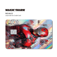 Facile à Apple Supprimer Personnalisé Plusieurs Conceptions Brillantes Hologramme Carte de Crédit Skins Autocollants