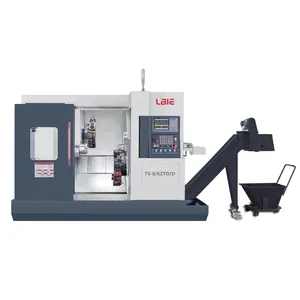 LBIE Automatic Cnc Machine Double Gang Tools Lathe Machine