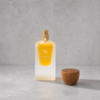 Flacons de parfum authentiques en verre de luxe 50ML, flacon de parfum carré en verre givré épais transparent avec emballage boîte unique