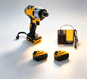 Llave de Impacto Inalámbrica DW de 20V, Destornillador Eléctrico, Adecuada para Herramientas de Construcción e Ingeniería, Batería Incluida - Product Image 4