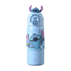 Botella de Agua Aislada Disney Stitch de 500 ml, Termo Doble para Niños, Regalo para Estudiantes, Verano 2025 - Product Image 3