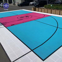 Tapis de sol pour terrain de pickleball