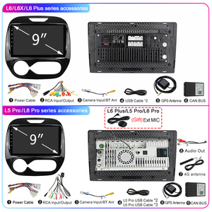 LEHX 8 cœurs Android 12 Radio portable 2 Din WiFi <span class=keywords><strong>Renault</strong></span> Captur 2018-2019 Lecteur vidéo CarPlay 4G GPS Écran QLED Tableau de bord RGB - Product Image 6