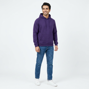 Sweat-shirts à capuche unisexes de haute qualité en polaire française respirante et à séchage rapide Clush Industries pour l'hiver, grandes tailles pour hommes, streetwear - Product Image 1