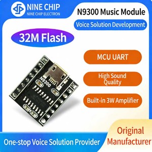 Módulo de Sonido MP3 Serie N930X, Módulo de Voz, Soporte de Fábrica ODM, Tarjetas TF, Unidades USB y Memoria Flash SPI, Módulo MP3 - Product Image 4