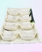 Snacks traditionnels en solde, wontons au porc et aux crevettes sucrés et épicés, raviolis instantanés surgelés en boîte pour enfants