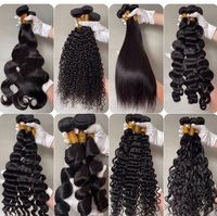 Extension de paquet de cheveux humains brut vietnamien paquet de cheveux humains double dessiné aucun dentelle cheveux sans colle perruques pour les femmes noires usine
