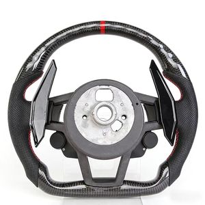 <span class=keywords><strong>Volant</strong></span> sport en fibre de carbone avec palettes de changement de vitesse pour modèles <span class=keywords><strong>Audi</strong></span> R8 RS <span class=keywords><strong>A3</strong></span> A4 A5 A6 TT - Product Image 2