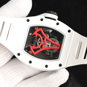 Luxurious Stylish Barrel-shaped Stainless Steel RM <b>Watch</b> Sapphire Crystal 38mm Dial Rubber Band Hollow <b>Mechanical</b> <b>Watch</b> - Product Image 5