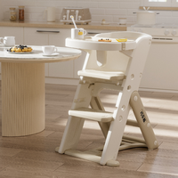 2025 hauteur réglable Portable en plastique bébé chaise haute enfants rehausseur salle à manger chaise haute pour la maison maternelle enfant en bas âge apprentissage
