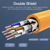 Cordon de raccordement CAT6A Câble LAN Ethernet RJ45 Câble routeur Modem SFTP FTP Câble réseau compatible CAT6