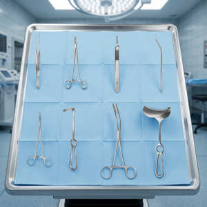 Instrumentos Quirúrgicos de Acero para Ginecología y Obstetricia de BK Industries, Manuales, Plateados, con Certificación CE Clase I ISO13485 - Product Image 6