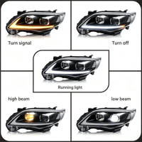 Feux de signalisation séquentiels automatiques Plug and Play, ensemble de phares LED pour Toyota Corolla 2011-2013, accessoires de voiture