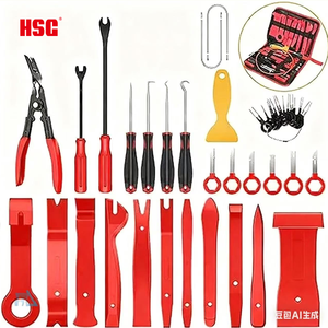 Outil de démontage de garnitures de <span class=keywords><strong>voiture</strong></span>, outils à main pour automobile, kit de levier de démontage pour tableau de bord et intérieur de porte - Product Image 4