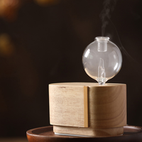 Diffuseur d'huiles essentielles automatique électrique sans eau en bois personnalisé de style fantastique, parfum d'ambiance, aromathérapie