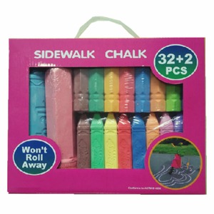 Dessin d'art Peinture à la <span class=keywords><strong>craie</strong></span> de couleur non toxique Eco Dustless Sidewalk Chalk for Kids - Product Image 2