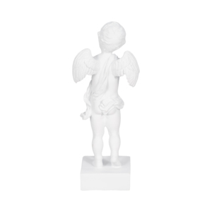 Statuetta d'Angelo Contemporanea con Occhiali da Sole, Ornamento in Resina per Arredamento Casa, Bagno, Ufficio, Soggiorno - Product Image 4