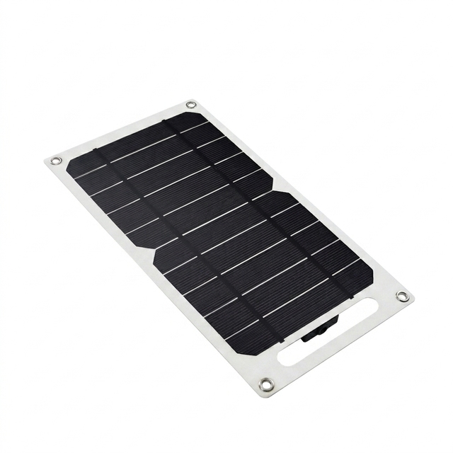 10W Flexible Solar Panel Portable USB Solar Charger for Backpack Hiking Bicycle Camping Tent Small Outdoor Light Support Custom