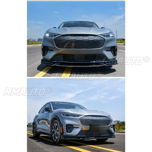 สปอยเลอร์กันชนหน้ารถยนต์ ชิ้นส่วนตกแต่งสำหรับ Ford Mustang Mach-E 2021 ฝาครอบป้องกันกันชน อุปกรณ์เสริม - Product Image 4