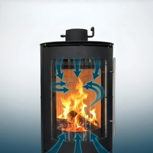 <span class=keywords><strong>Chimenea</strong></span> Clásica Redonda de Leña para Regreso a la Naturaleza, Alta Eficiencia Térmica, Patente de Distribución de Aire - Product Image 4