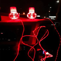 Lampe à Led pour coquelicot désodorisant fond rond diamètre de la base 5cm voiture camion véhicule bureau bateau lumière courante plaque