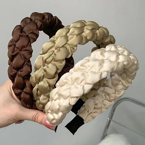 Nouveau Bandeau <span class=keywords><strong>Femme</strong></span> 2024 Tendance Internet, Noir, Antidérapant, Fait Main, à Effet Bulle, pour <span class=keywords><strong>Coiffure</strong></span> Haute et Lavage du <span class=keywords><strong>Visage</strong></span> - Product Image 1