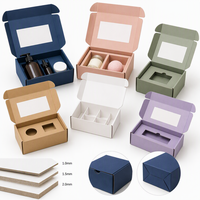 Ensemble de boîtes d'emballage en papier pliables pour produits de vente au détail variés avec inserts, carton de luxe de qualité supérieure