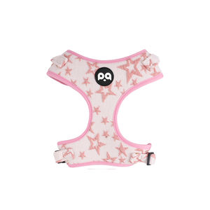 Laisse harnais réglable en tissu jacquard imprimé sur le thème de l'amour sur polyester pour vestes bébé col arrière personnalisé - Product Image 5