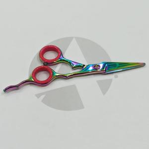 กรรไกรตัดผมเคลือบสีรุ้ง,กรรไกรตัดผมสำหรับร้านเสริมสวยทำผมตัดผมจัดแต่งทรงผม - Product Image 5