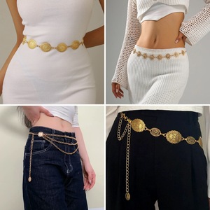 Phong Cách Kỳ Lạ Chuỗi Eo Với Ăn Mặc Châu Âu Và Mỹ Bohemian Hướng Dương Thời Trang Kim Loại Retro Eo Chuỗi - Product Image 2