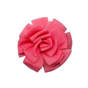 Handmade Pleated 3D Lotus <b>Flower</b> Hair Accessories For Children Clothing Shoes Bags DIY Crafts 8.5cm Fresh <b>Sweet</b> Style - Product Image 5