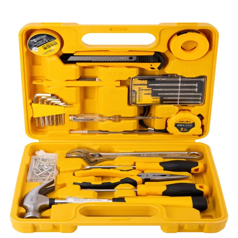 صندوق معدات عال الجودة Deli DL1028J، مجموعة أدوات إصلاح المنزل، مجموعة أدوات الأجهزة