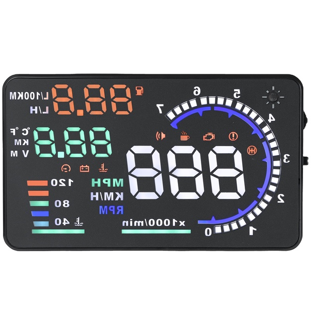 A8 HUD Car OBD2 Head up Display On-board Computer Speedometer Windshield Projector Diagnostic Tools
