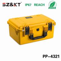 Wholesale Price Telescope Hard PP Plastic Case IP67 Waterproof IK10 Shockproof Optics Equipment Storage Box with Pre-cut Foam