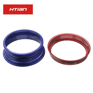 Htian forged wheels parts factory high quality forged rims 3 pieces split wheels outer lip inner barrel