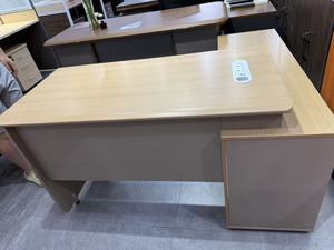 Legno scrivania del Computer e moderno tavolo di scrittura con 3 cassetti laterali marrone legno Computer da tavolo per la casa e l'ufficio - Product Image 4