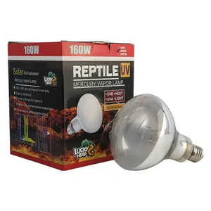 Refletor de mercúrio uvb refletor, lâmpada para reptile 80w 100w 125w 160w