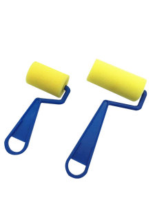 Nuovo Stile Rullo Angolare Monouso per Bordi 75mm, Mini Rullo per Bordi Testurizzati Morbidi Intrecciati, Pennello a Rullo per Pittura - Product Image 2
