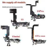 Connecteur de charge d'origine 13Mini compatible avec Apple 13, 13Pro, 13Promax et les téléphones mobiles Tecno – Câbles flexibles de remplacement