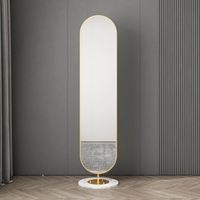 Miroir sur pied LED grand format industriel personnalisé 2025, meuble décoratif de luxe pour salon, mariages