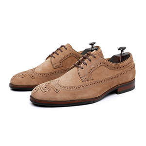 Chaussures habillées classiques en daim pour homme, tendance 2026, avec semelle antidérapante, adaptées à l'automne, chaussures Oxford pour affaires - Product Image 2