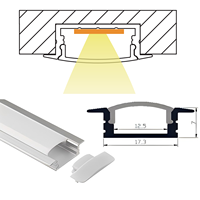 Profil d'Utilisation pour Bande LED en Aluminium Plâtre Mur Gypsum sans Cadre Lumière Plafonnier Coulissant LED RVB avec Cadre en Aluminium 2x2