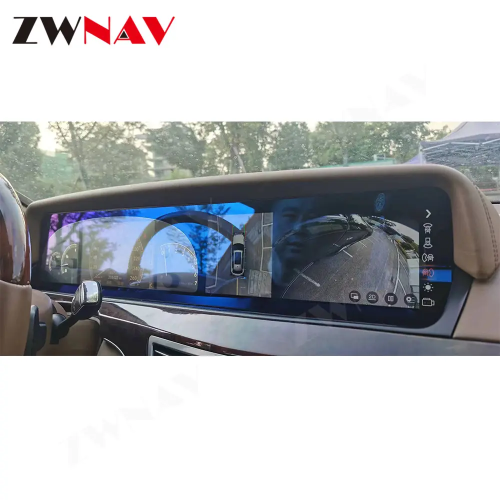 ZWNAV schermo verticale per Mercedes BENZ classe S 2005-2013 Car Multimedia lettore DVD Navigator Unit Stereo Android Radio GPS
