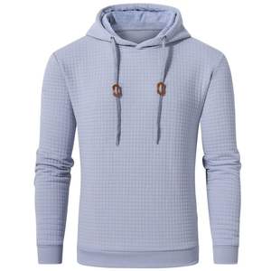 Completo Invernale con Felpa con Cappuccio e Pantaloni da Jogging in Cotone Egiziano Pesante, Ricamato, Tinta Unita, con Perline, ODM Unisex, Modello Boxy da Uomo - Product Image 6