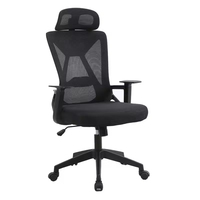 Fauteuil de bureau exécutif moderne JR RACING JRMC-08 avec support lombaire, design ergonomique en maille, base à cinq étoiles, inclinable, pour le bureau à domicile (vente en gros)
