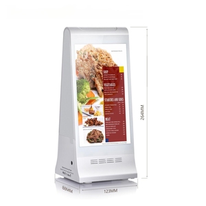 การแสดงการตลาดบนโต๊ะอัจฉริยะสำหรับร้านอาหารที่มีเมนูวิดีโอ HD การสั่งซื้อ QR WiFi สื่อ USB และการปรับแต่งแบรนด์ - Product Image 1