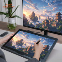 Tablette graphique numérique interactive DigiDraw 16384 niveaux avec écran tactile et stylet