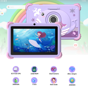 Nueva Tablet Infantil Q82K de 7 Pulgadas, 2GB+2GB, 32GB, 3000mAh, Android 12.0, Quad Core, con 375 Juegos, Resistente a Caídas, WiFi - Product Image 3